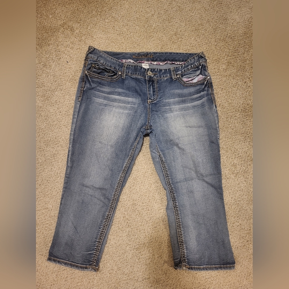 Maurices Denim Capris